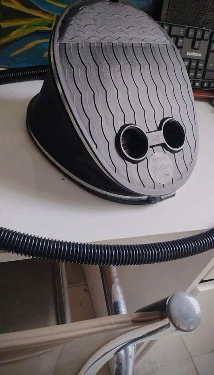 Colchão inflável semi-novo com Bomba de pé  - Foto 4