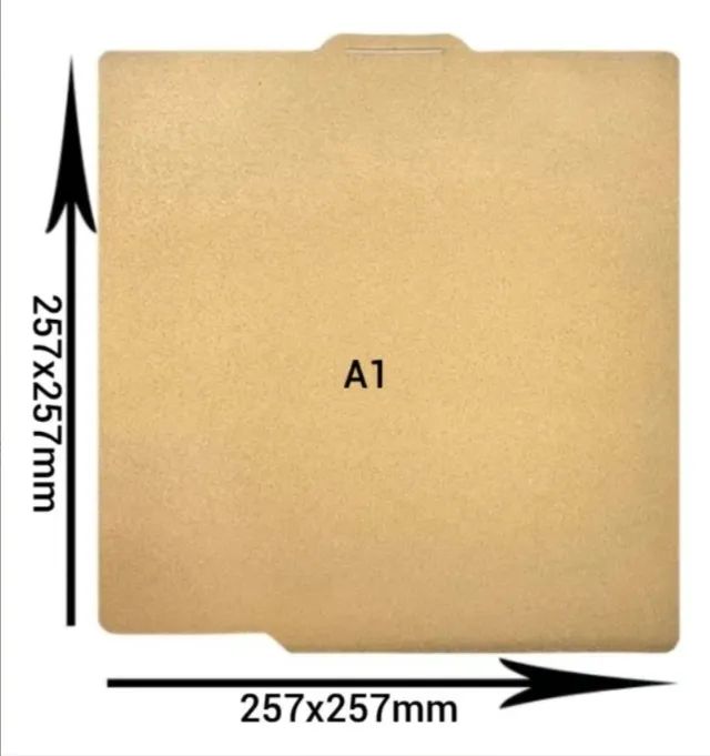 Placa Pei dupla face para impressão 3D Bambulab A1  - Foto 4