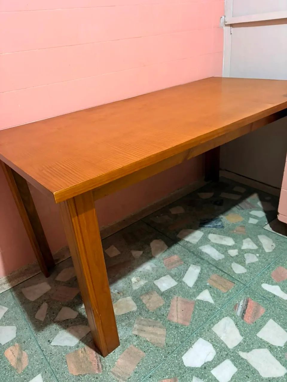 Mesa madeira polida  semi nova  - Foto 2