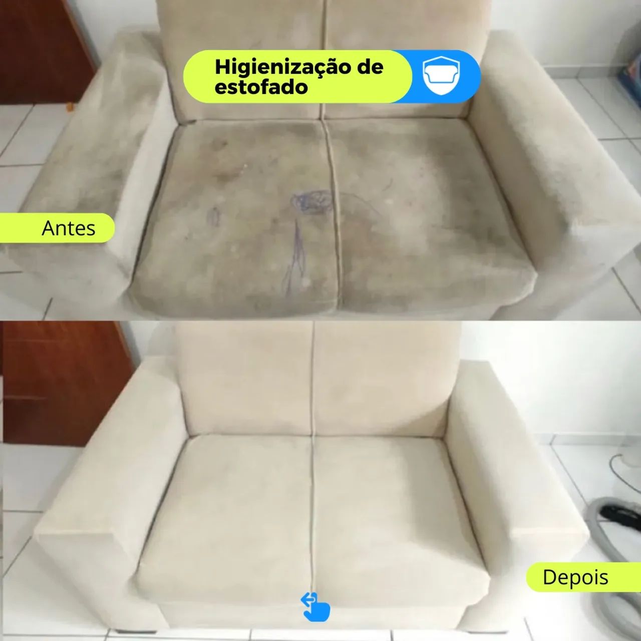 Higienização de Estofados | Limpeza de Sofá e Colchão - Foto 5
