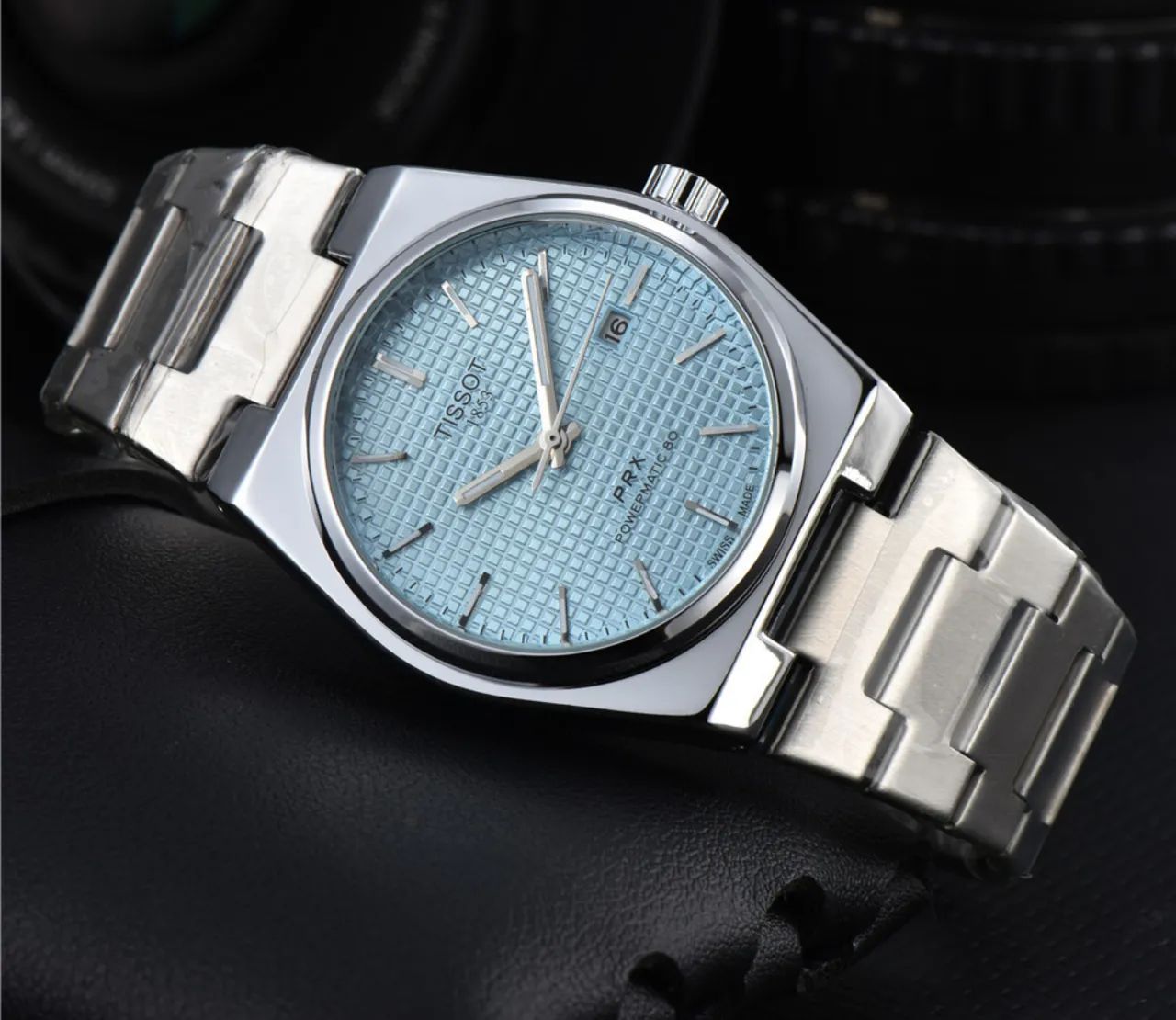 Relógio Tissot PRX80 - Automático- 40mm - Azul Ice Blue - Prem AAA+