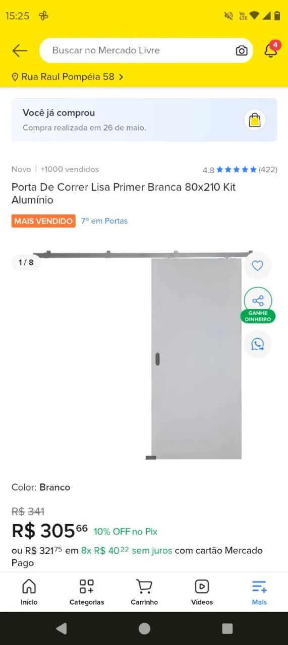 Porta de correr( nova) - Foto 2