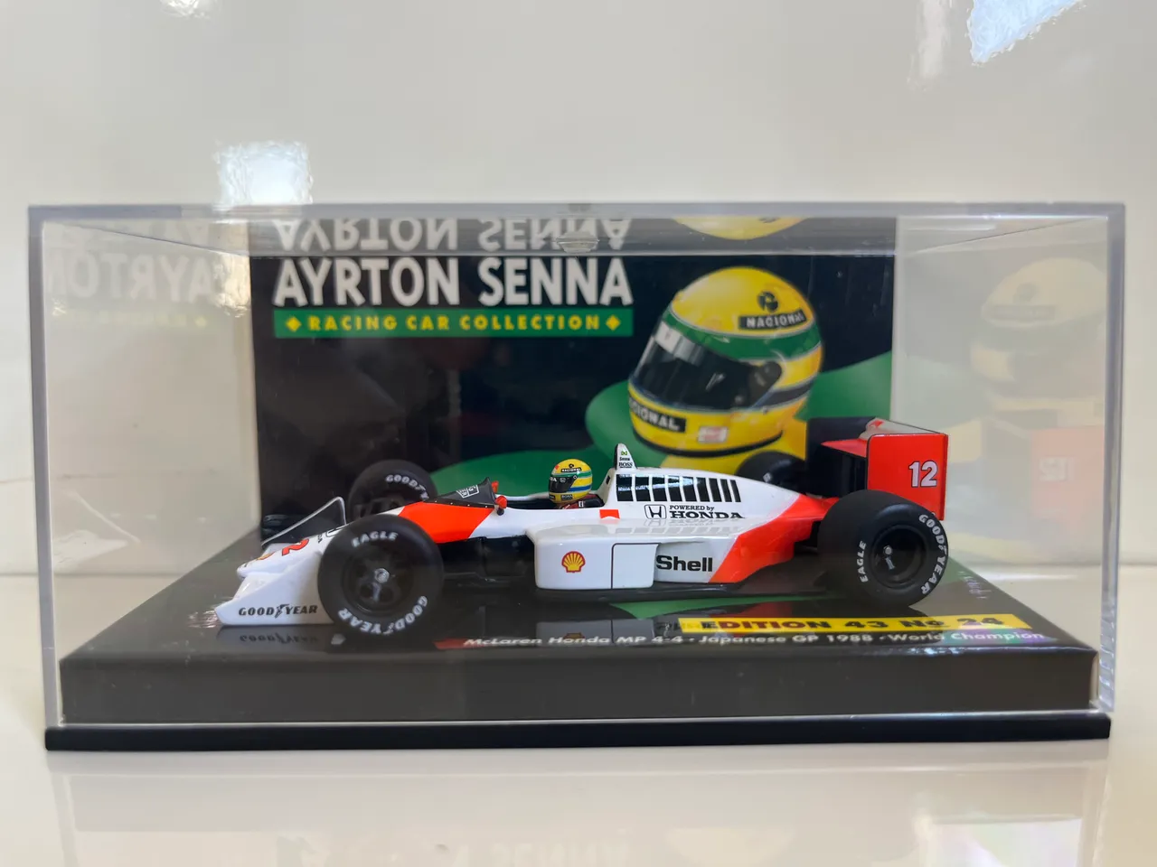 Ayrton Senna 1:43 F1 Minichamps McLaren Honda MP4/5B 1990