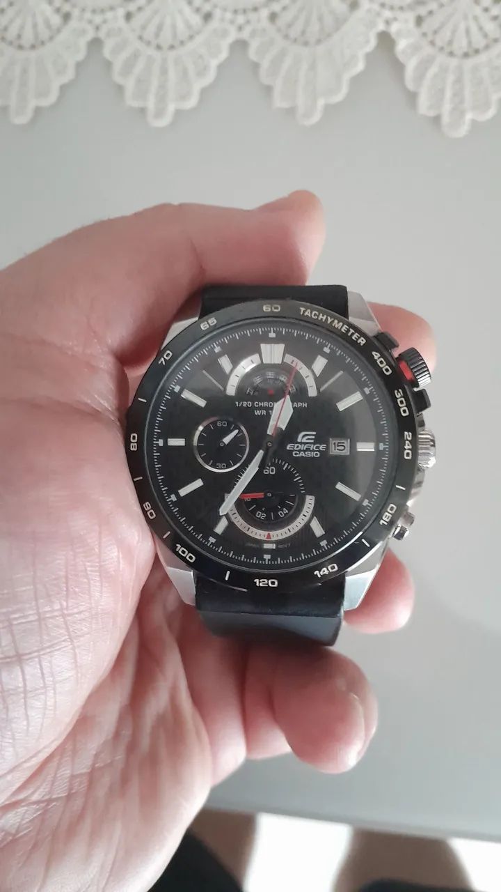 RELÓGIO CASIO EDIFICE MODELO EFR-520 COM CRONÓGRAFO 
