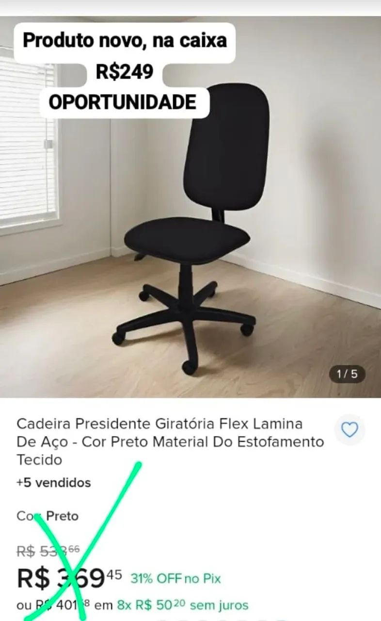 Cadeira escritório 