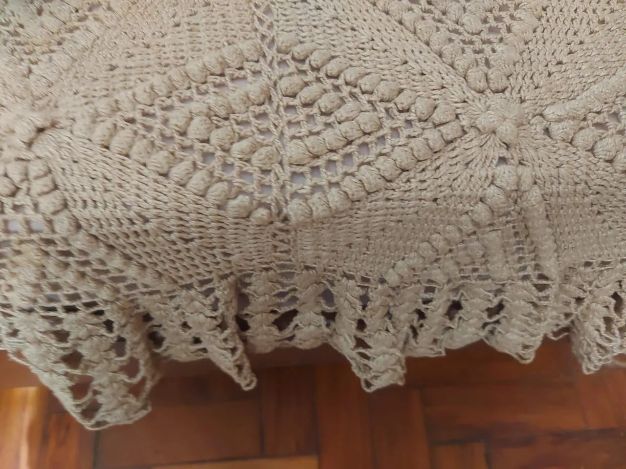 Colcha cobre leito de croche