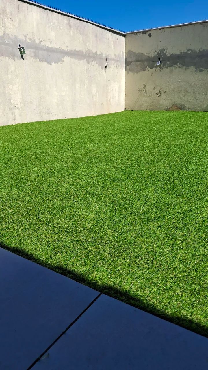 Grama sintética Gardem 20mm Bicolor  - Foto 3