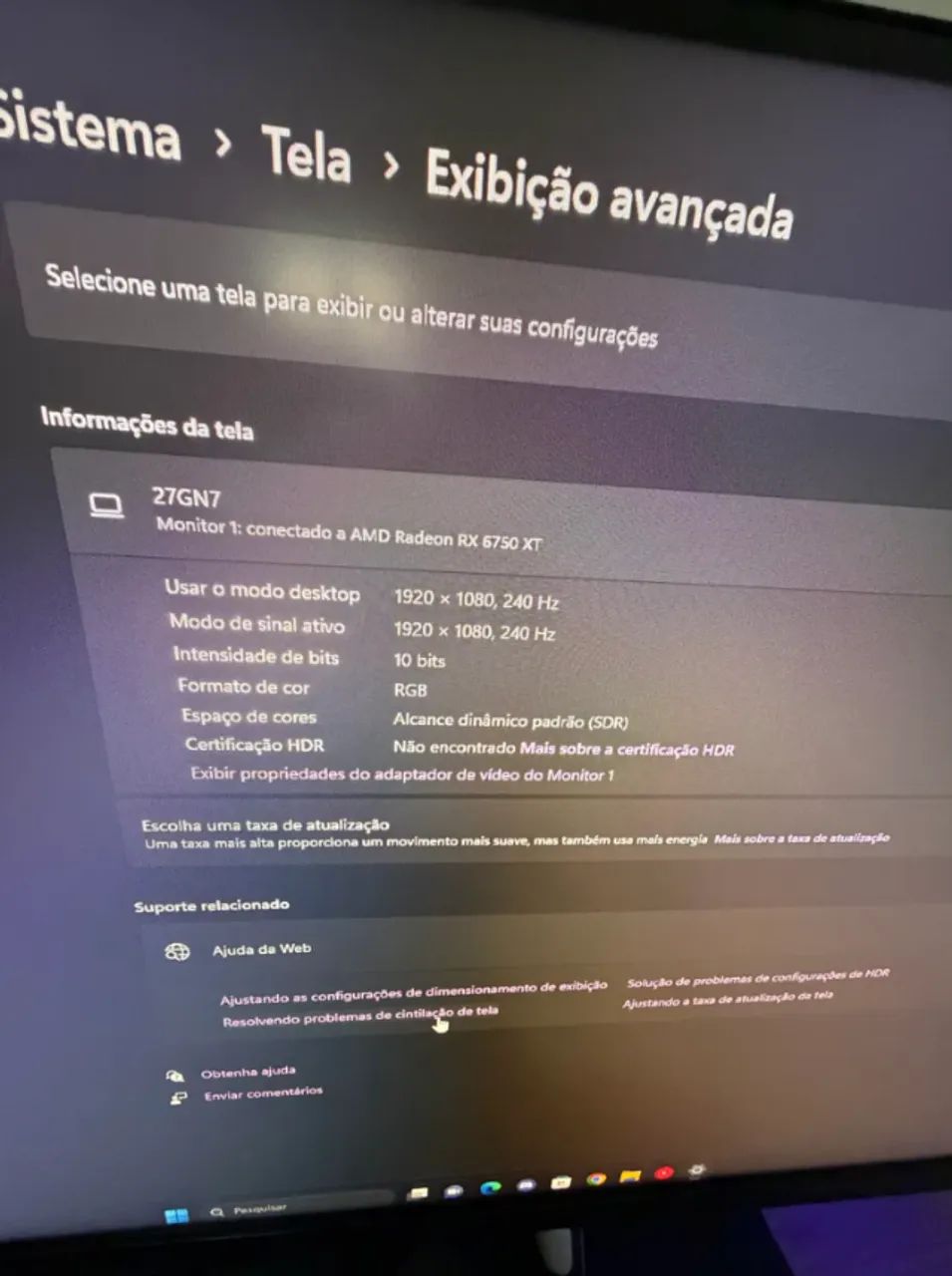 Monitor Gamer LG UltraGear 27 - Foto 3