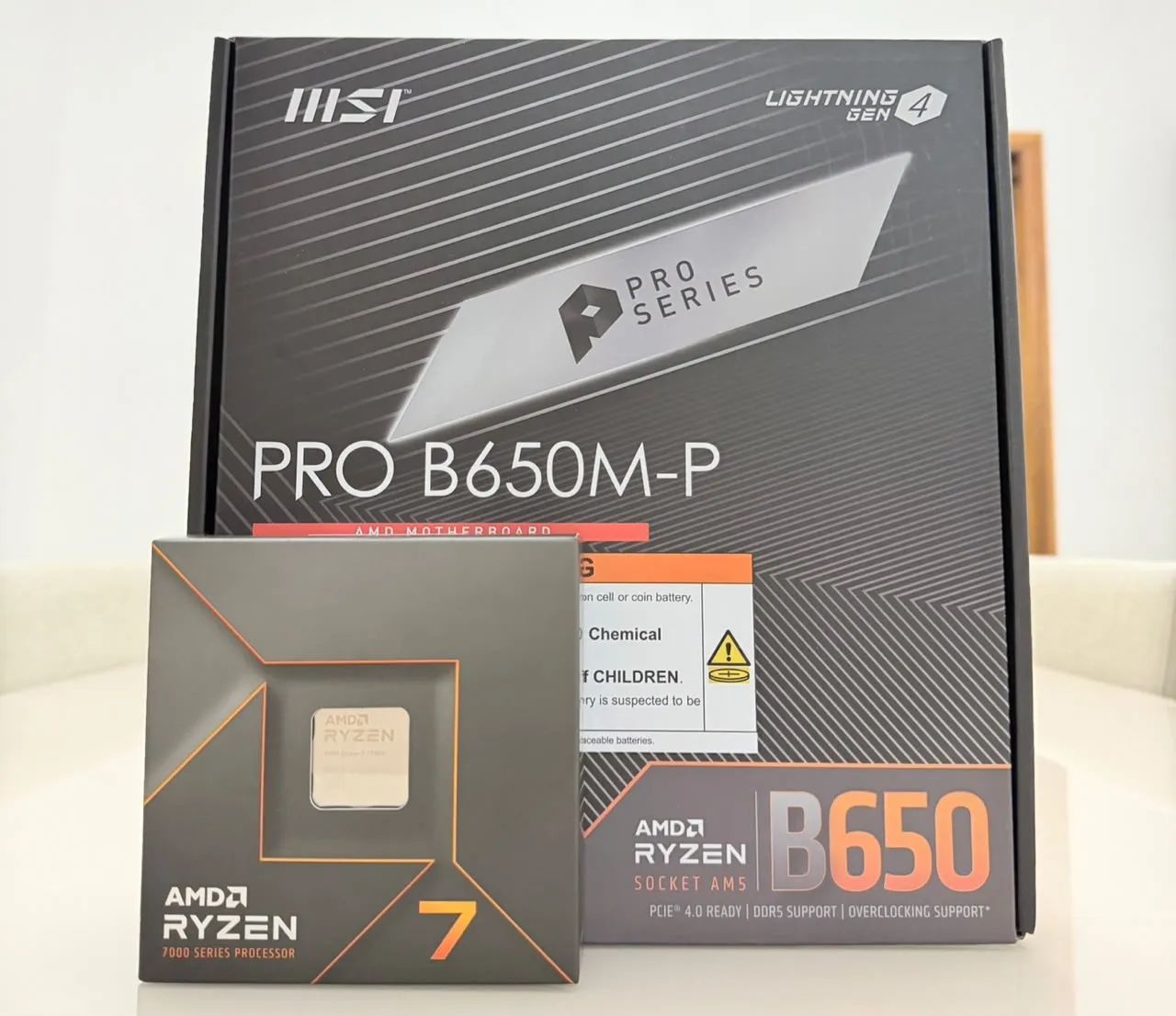 Kit Upgrade Ryzen 7 7700X + Msi Pro B650M - Foto 2