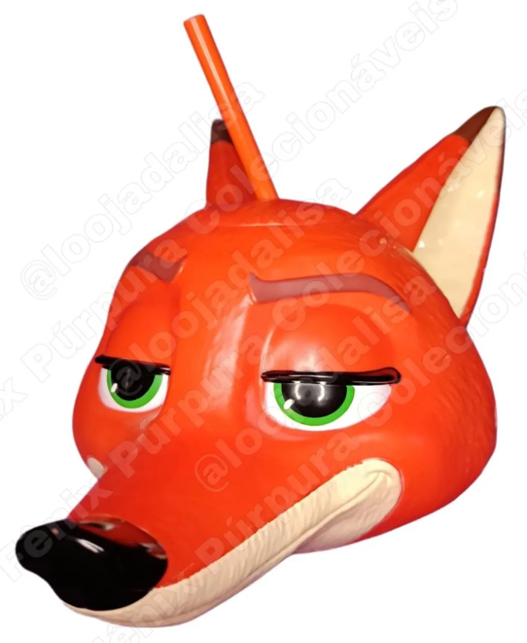 Copo Cabeça 3D Nick Wilde Zootopia 2 Cinemark Disney Pixar Novo Original