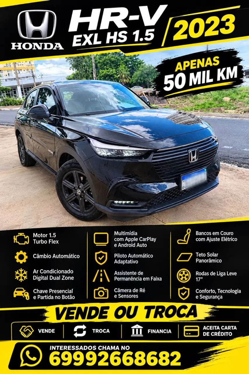 Honda Hr-V EXL 1.5 SENSING 16V 5P AUT. 2023