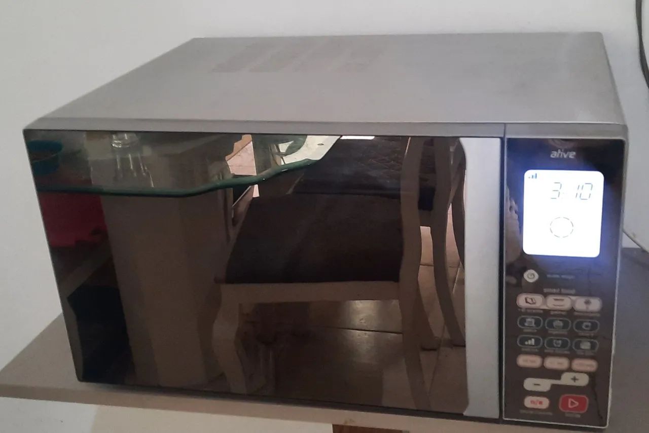 Microondas Inox-Espelhado-Grill  Brastemp ative 38L (ENTREGO) - Foto 2