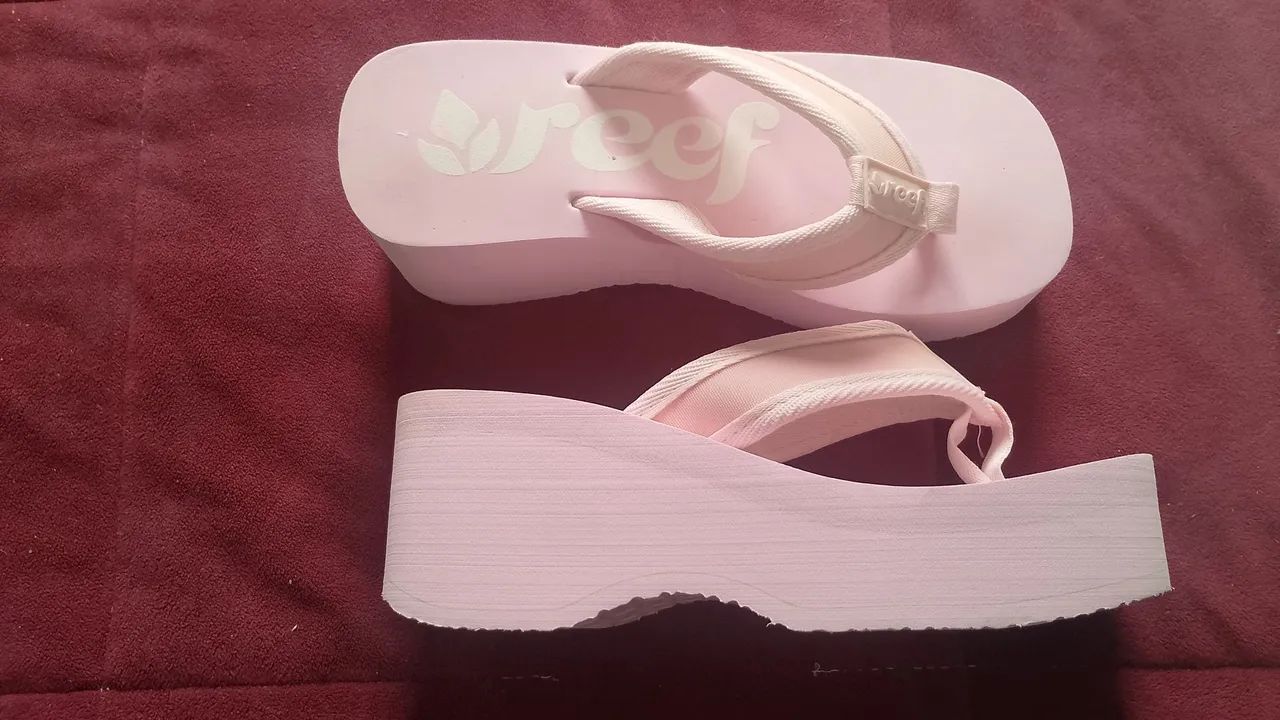 Chinelo plataforma reef 36  - Foto 2