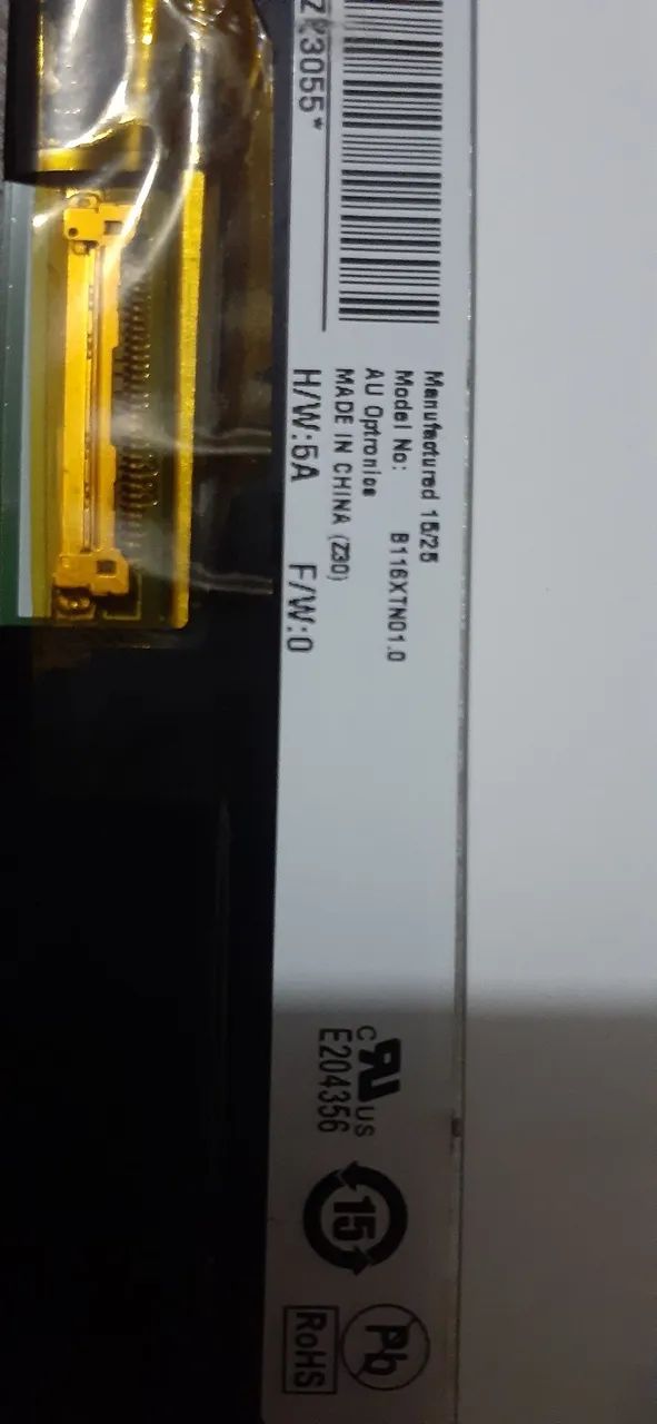Tela de LED Slim de 11.6 polegadas para notebooks, com conexão de 30 pinos. - Foto 5
