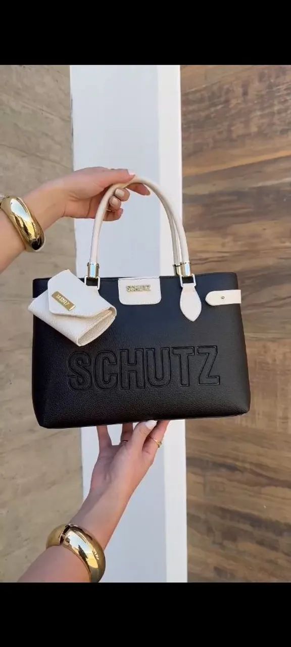Bolsa Estilo Schutz Tote Grande - Espaçosa, Elegante e Moderna - Foto 3