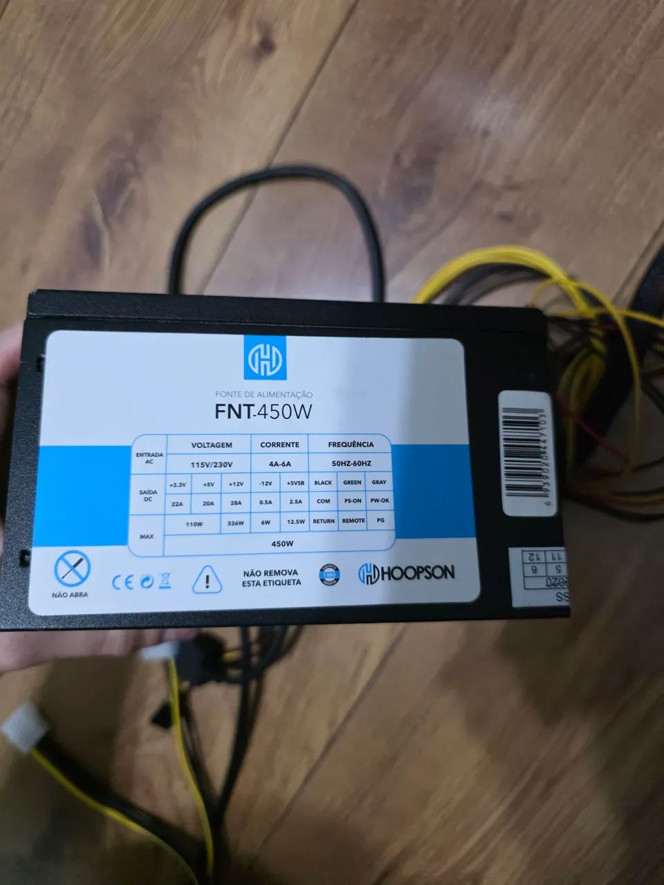 fonte hoopson 450w - Foto 5