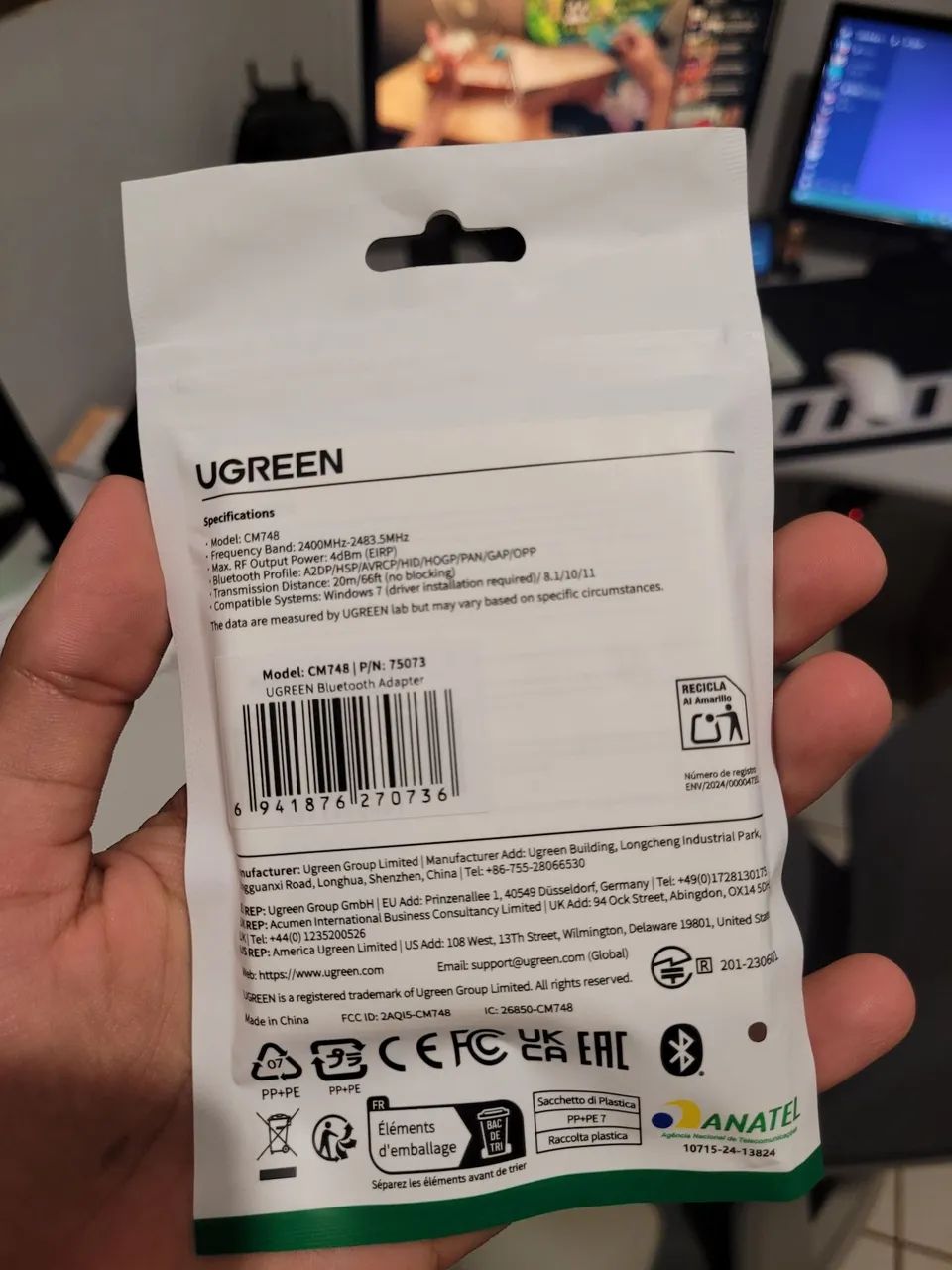 Adaptador Bluetooth 6.0 Ugreen - Foto 2