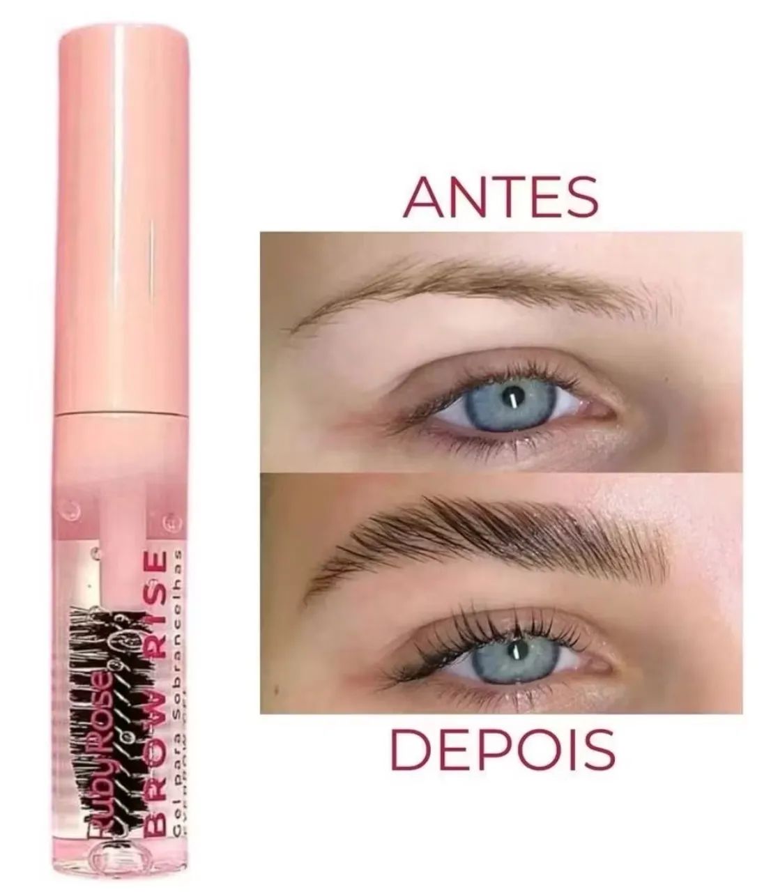 GEL INCOLOR PARA SOBRANCELHAS E cílios BROW RISE RUBY ROSE 
