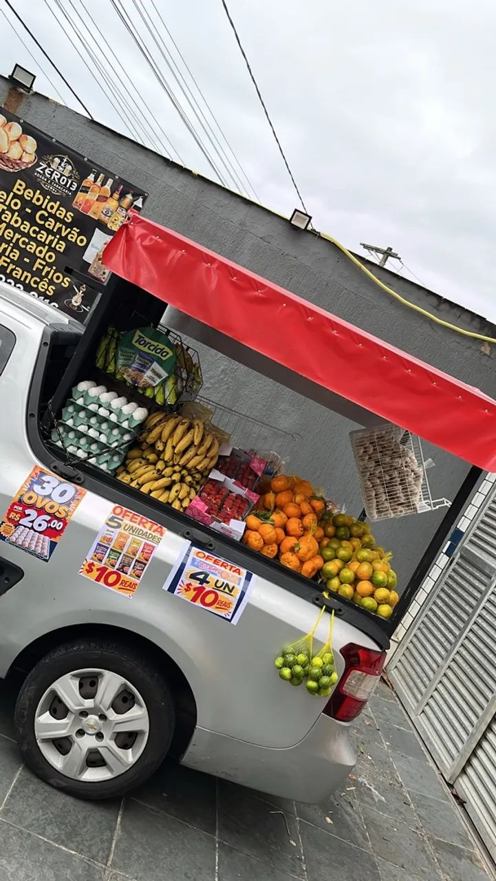 Estrutura ferro com acm , ideal vender frutas , produtos - Foto 5