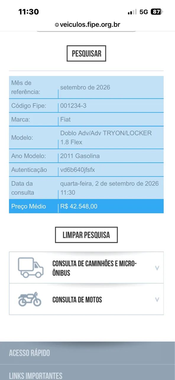Fiat Doblo Adv/adv Tryon/locker 1.8 Flex 2011 - Foto 3