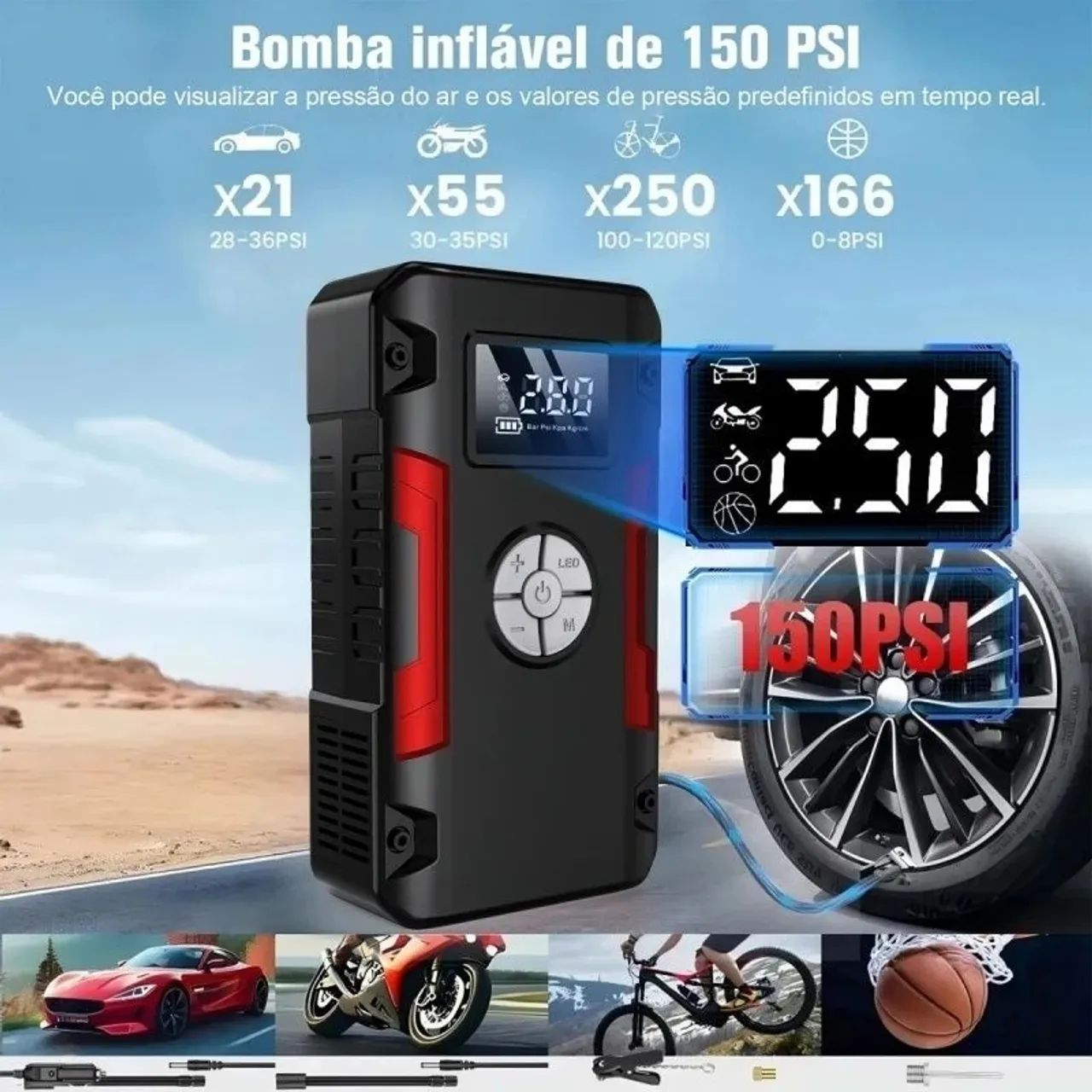 auxiliar de partida e compressor https://s.shopee.com.br/8V9Plyqu99 - Foto 2