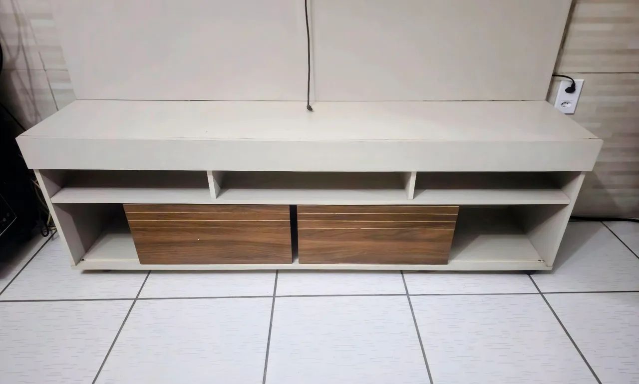 Rack com painel em otimo estado - Foto 5