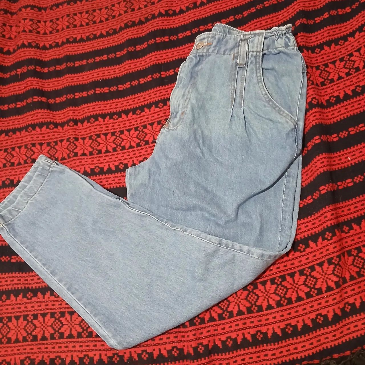 Calça jeans azul  - Foto 4