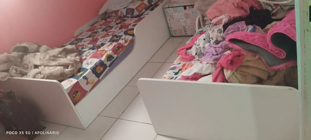 cama de solteiro em MDF  - Foto 3