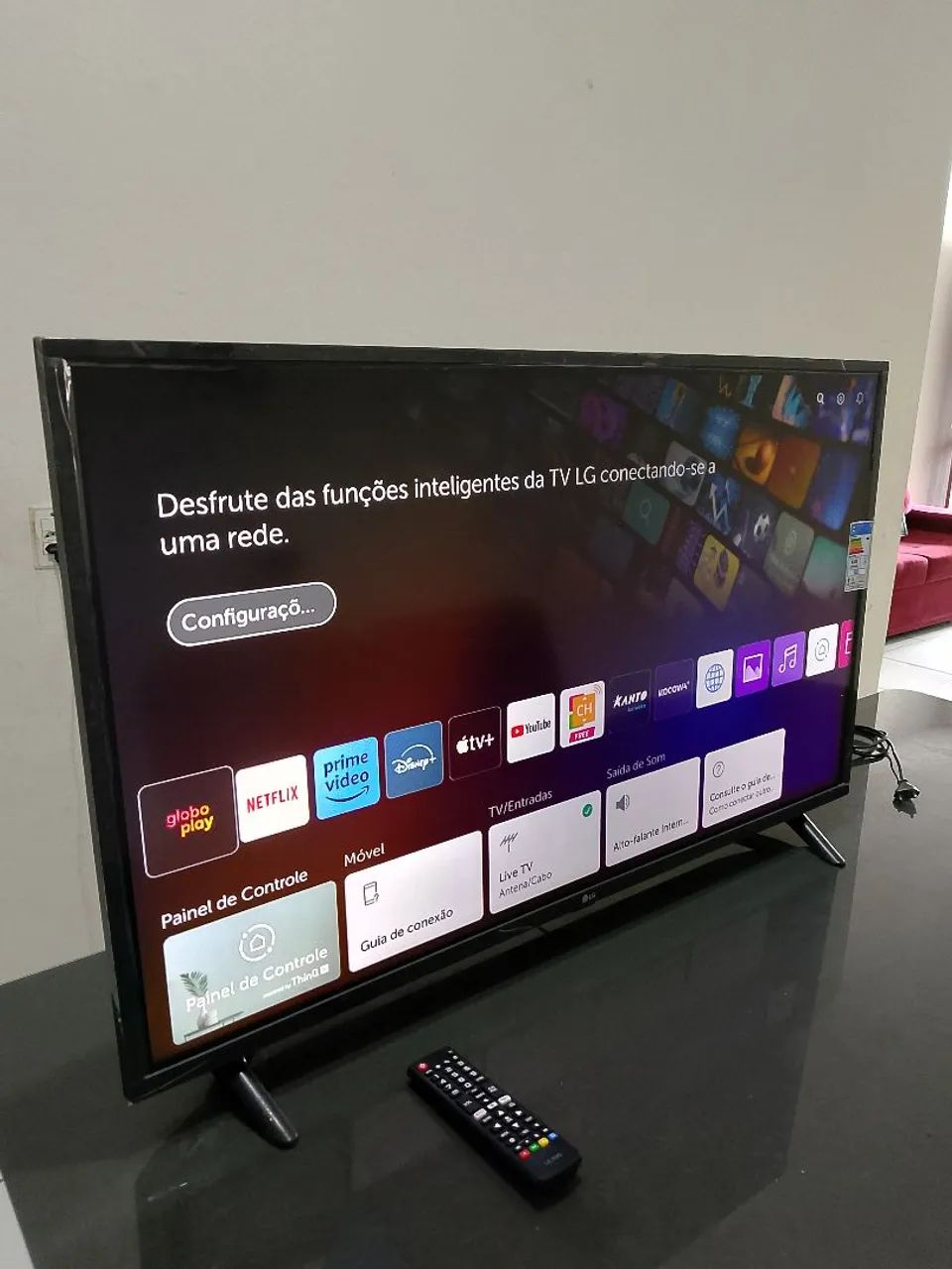 TV LG 43 Smart semi nova.