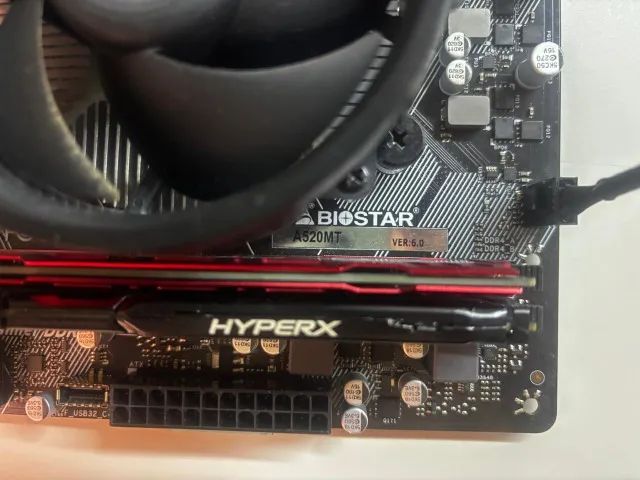 Kit placa mae A520M Processador Ryzen 3200G com 8GB de RAM - Foto 2