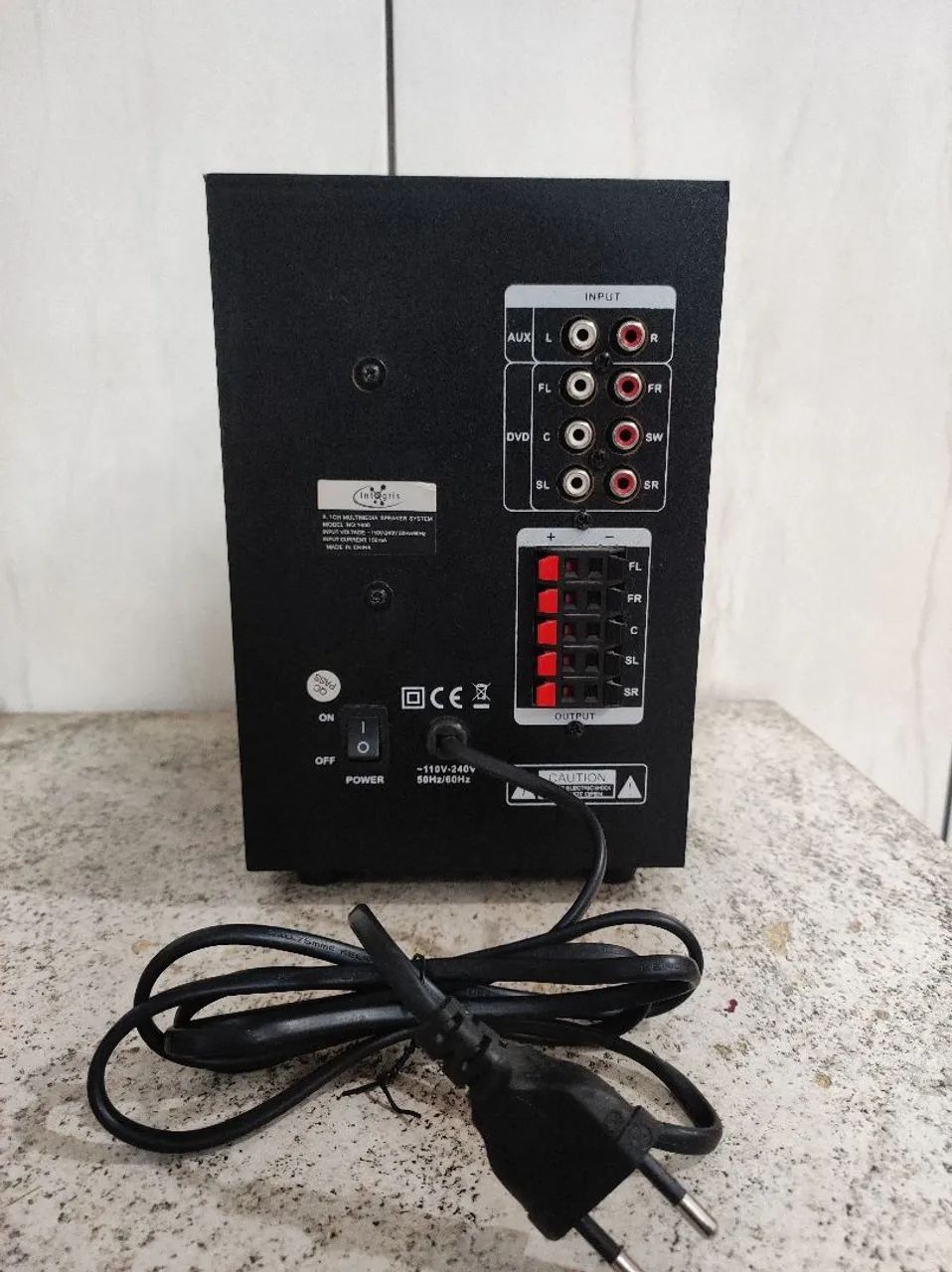 Caixa de som integris 5.1 18w rms  - Foto 3
