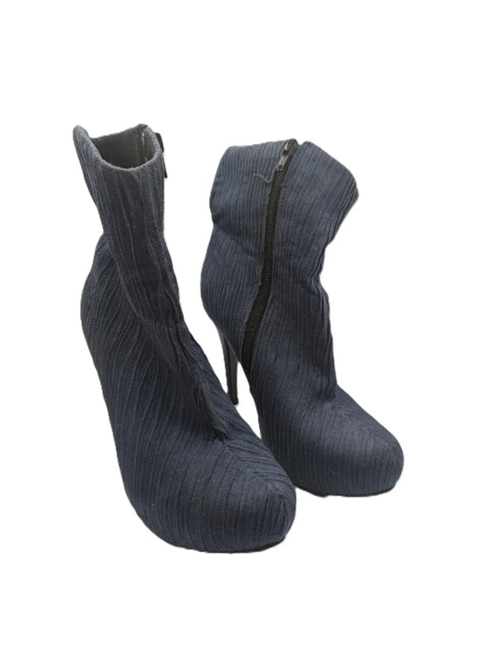 Bota Tecido Azul - Foto 2