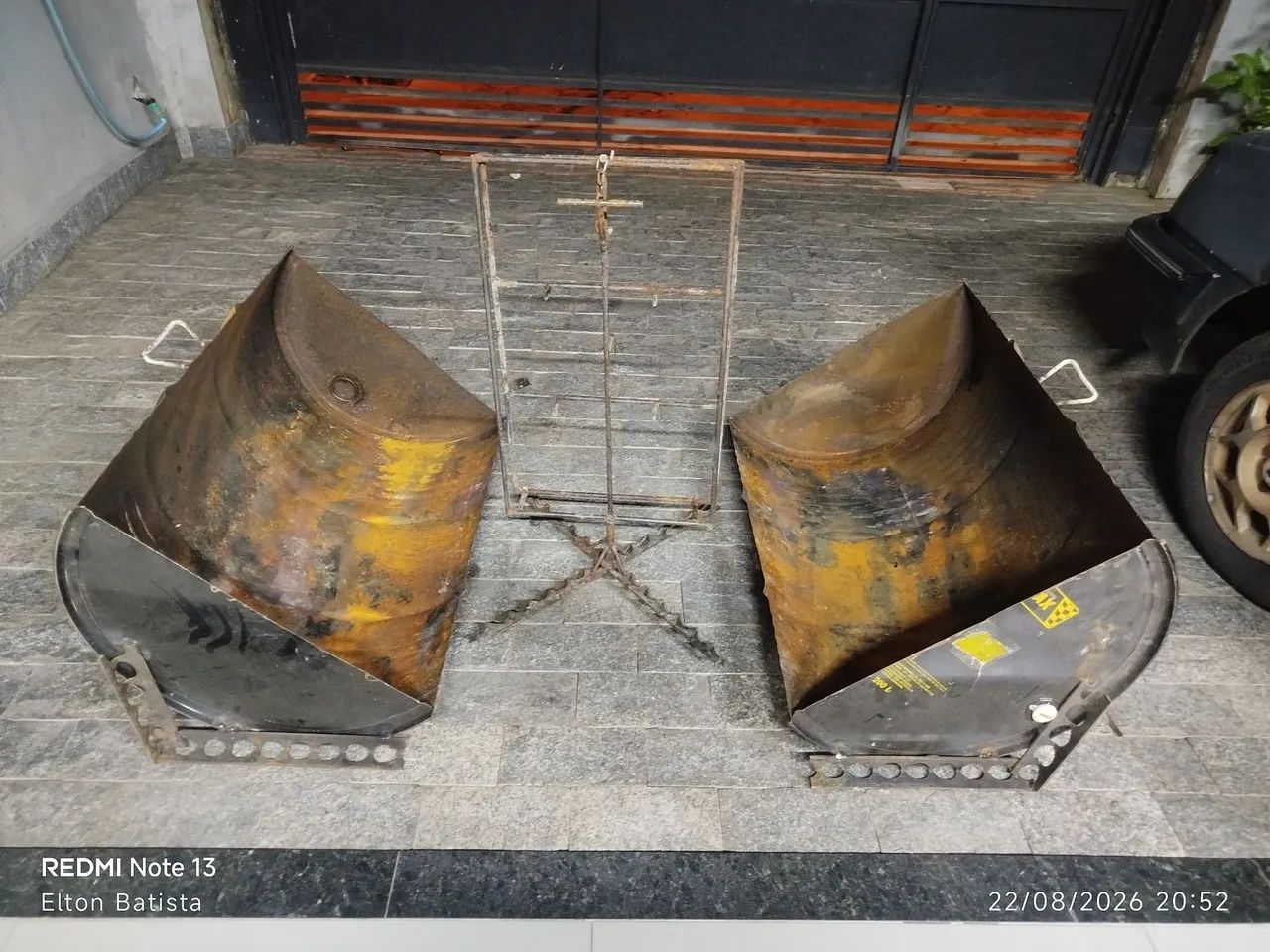 Churrasqueira a lenha 