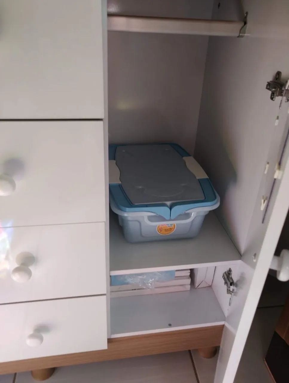 Cômoda com 6 gavetas e sapateira  - Foto 3