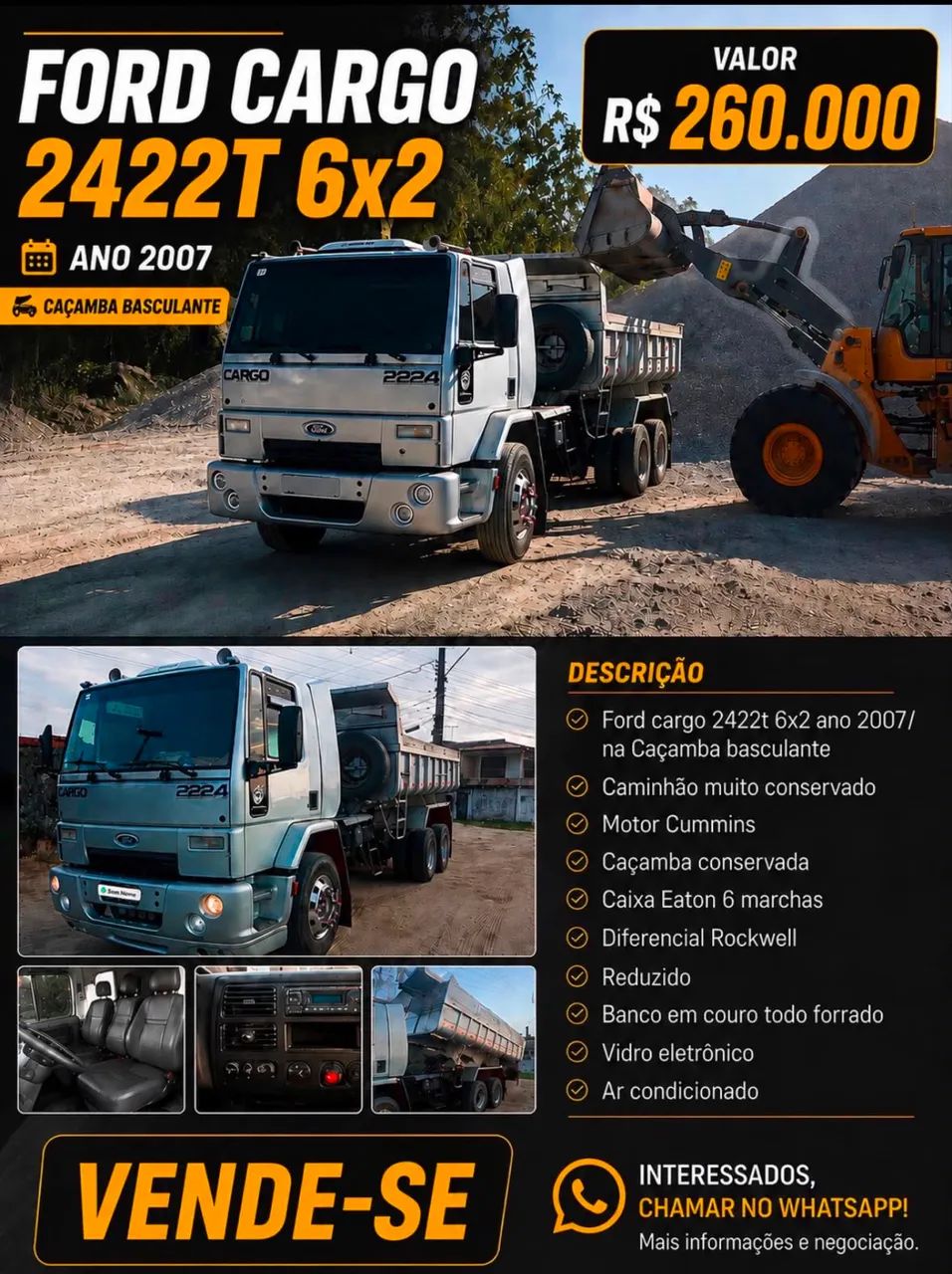 CASAMBA FORD CARGO 2422