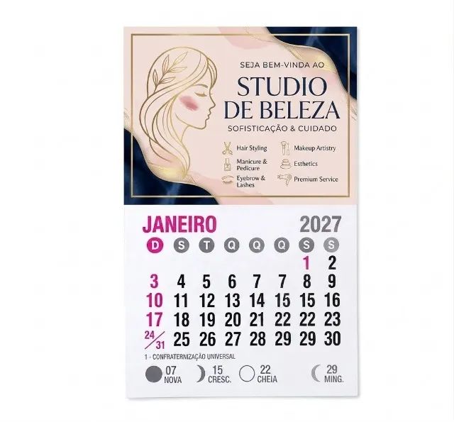 mini calendário 2027 - Foto 3