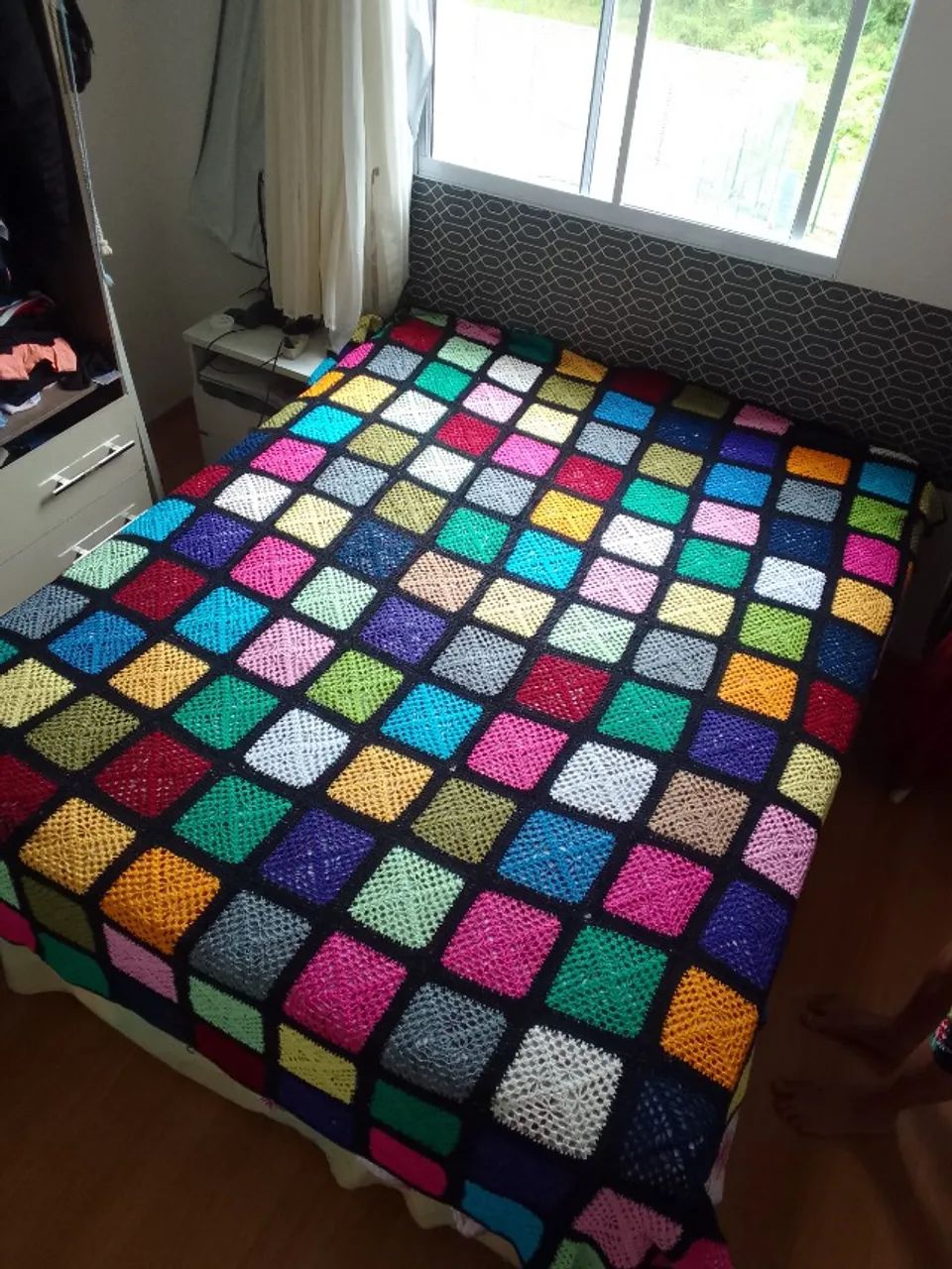 Colcha de casal croche