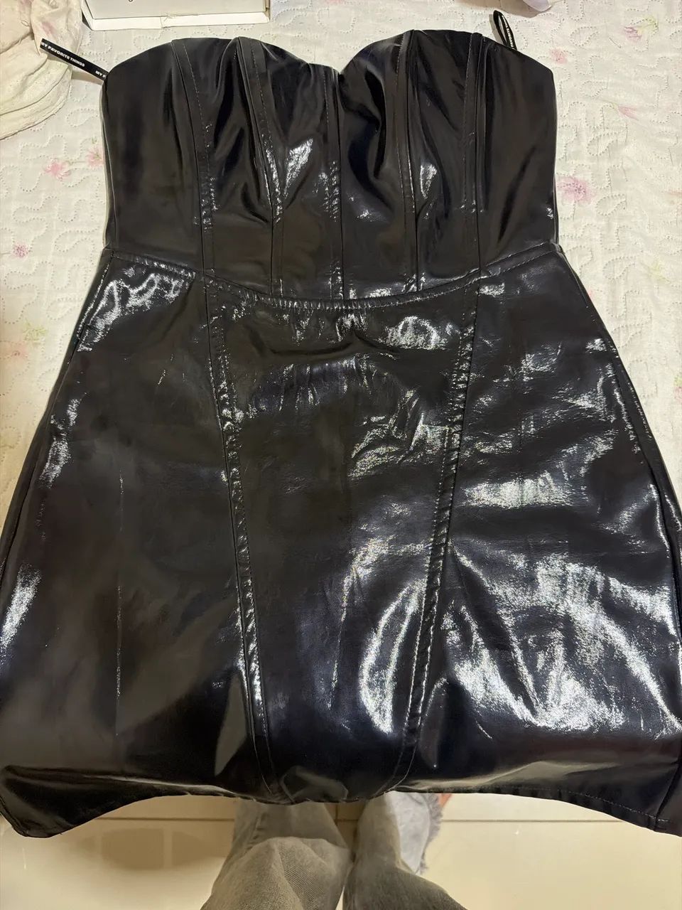 Vestido couro sintético- My favorite things 
