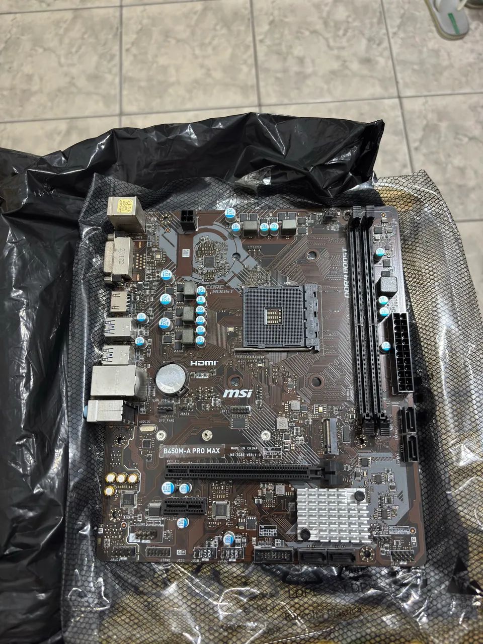 PLACA MÃE MSI B450 A PRO MAX - Foto 3