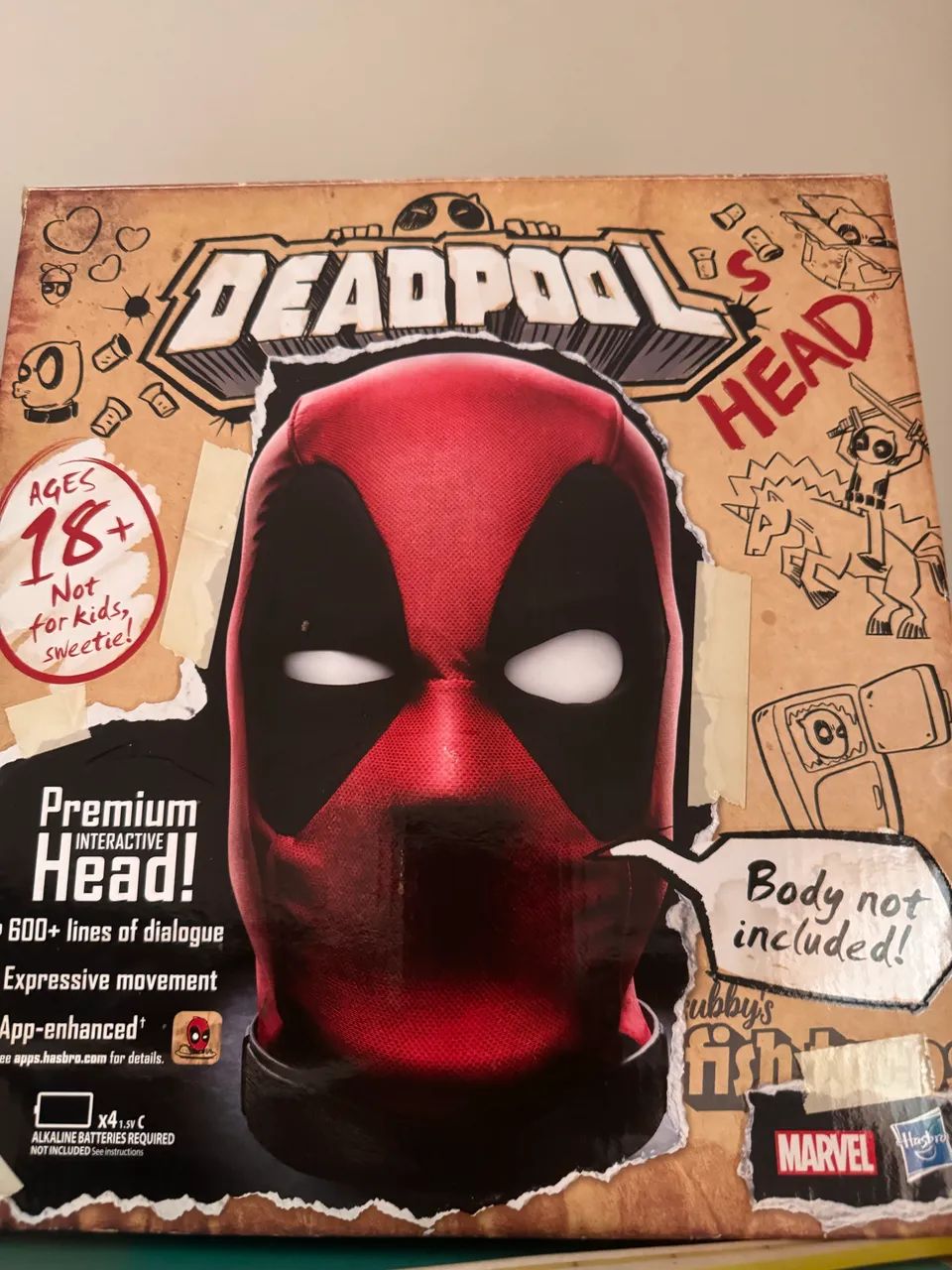 Deadpool Head Marvel Legends Hasbro - Foto 2