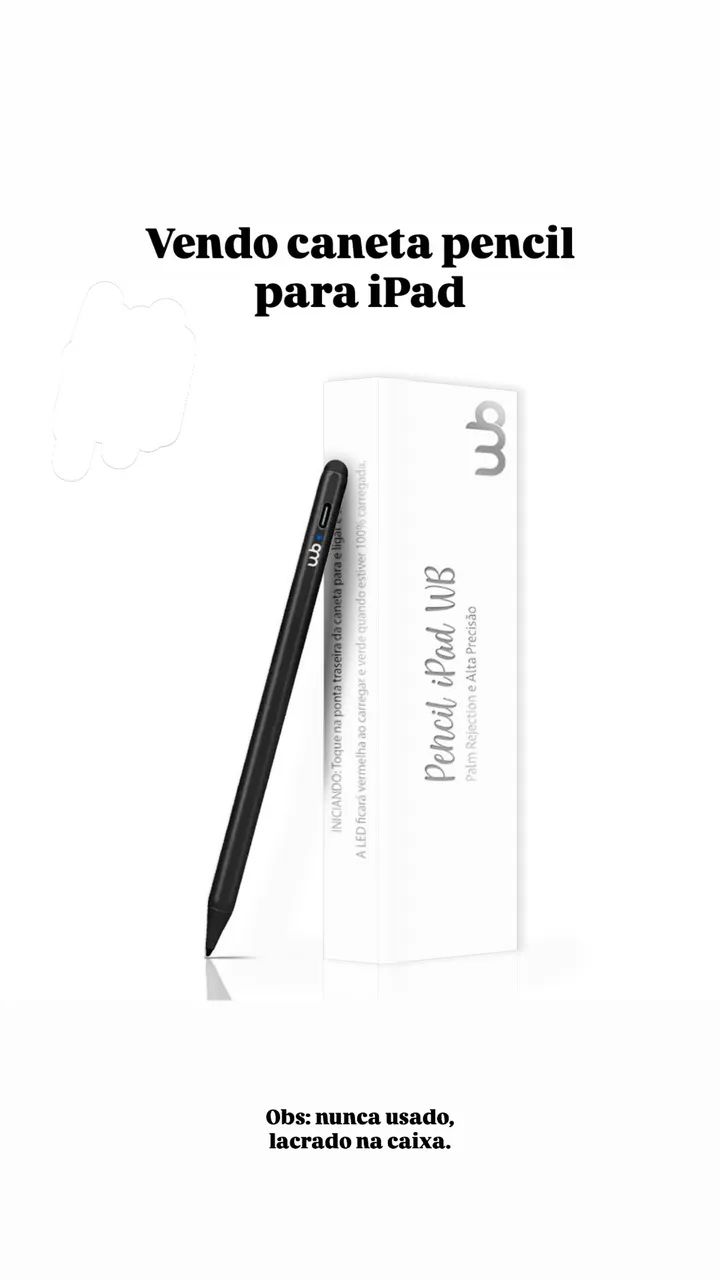 Caneta Pencil para iPad 