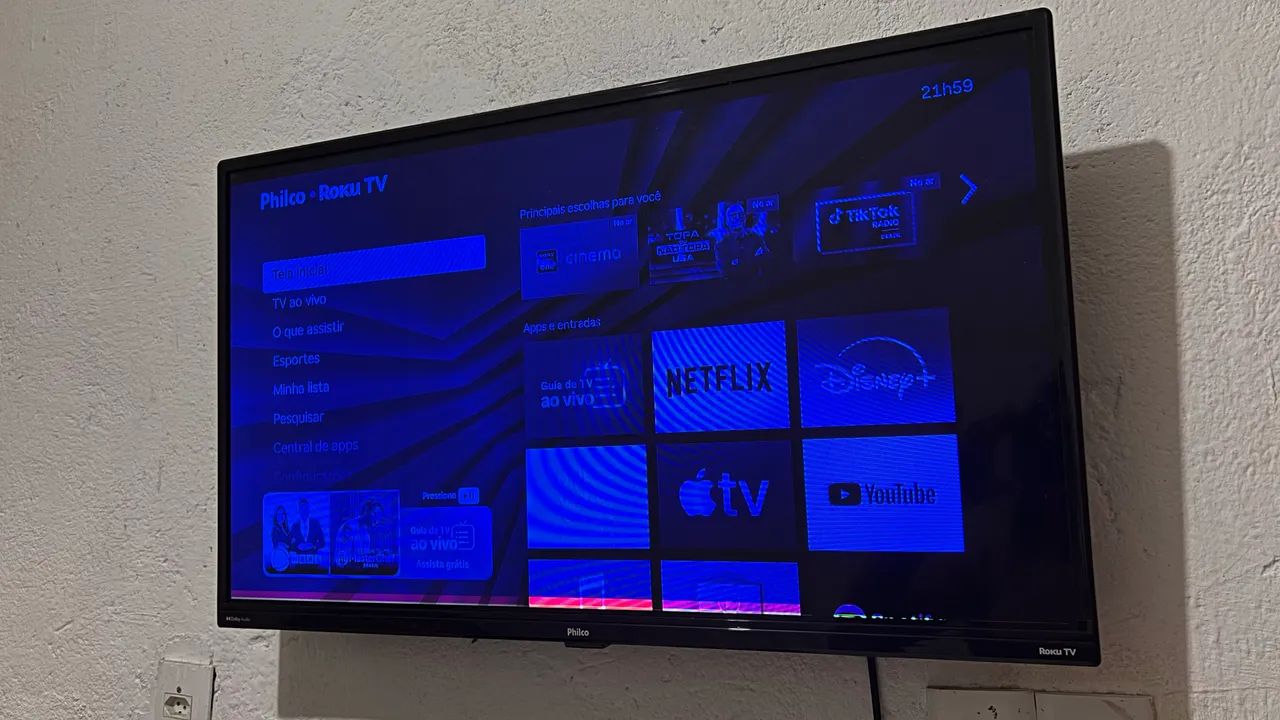 Televisão Philco 32 polegadas Roku TV - totalmente funcional - Foto 3