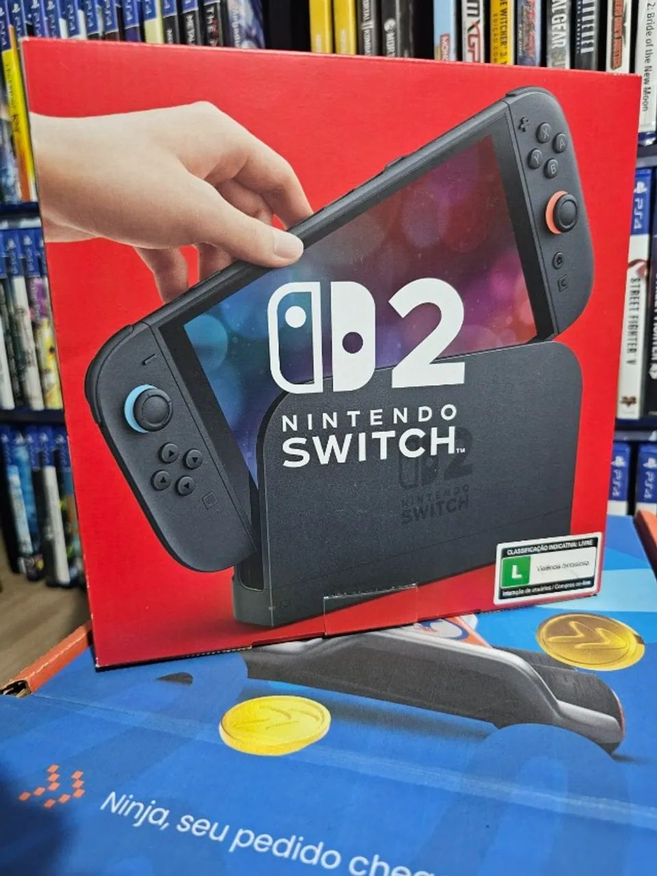 Nintendo Switch 2 Lacrado com Mario Kart Digital - Foto 4