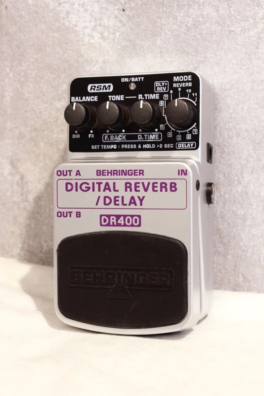 BEHRINGER DR400 REVERB/DELAY - Instrumentos musicais - Senador