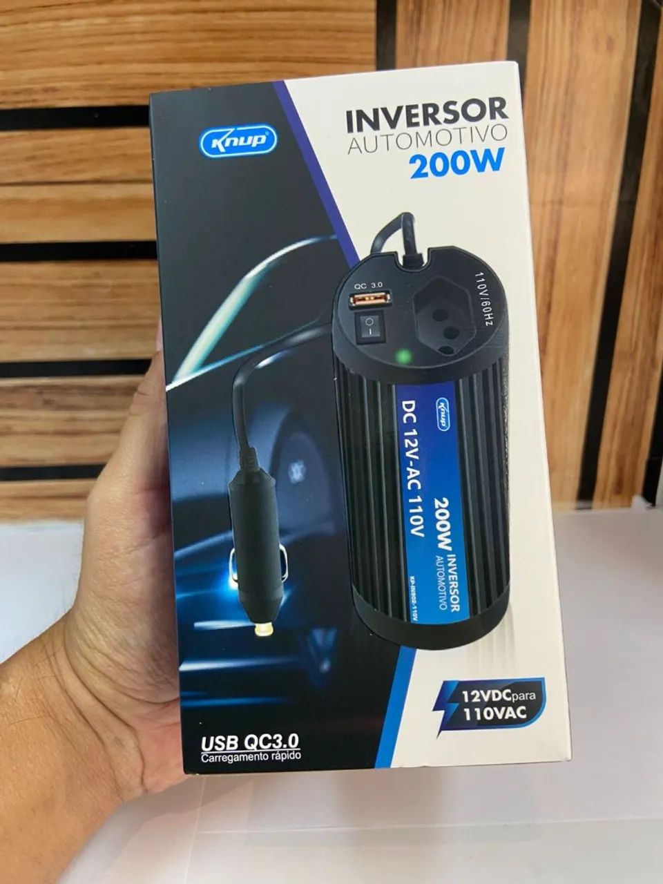 *INVERSOR AUTOMOTIVO 200W KNUP* - Foto 4
