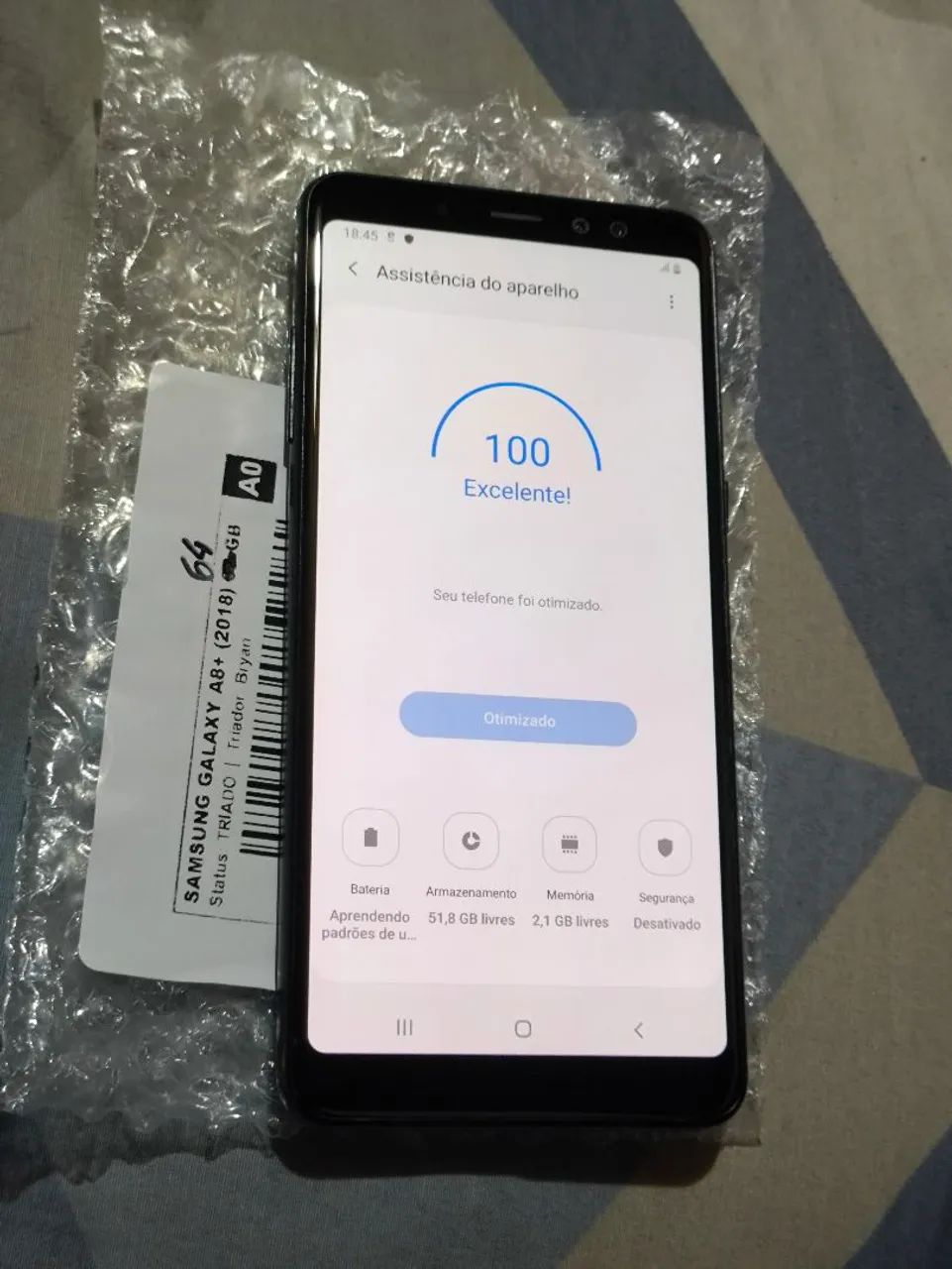 Samsung a8+ 64gb perfeito  - Foto 5