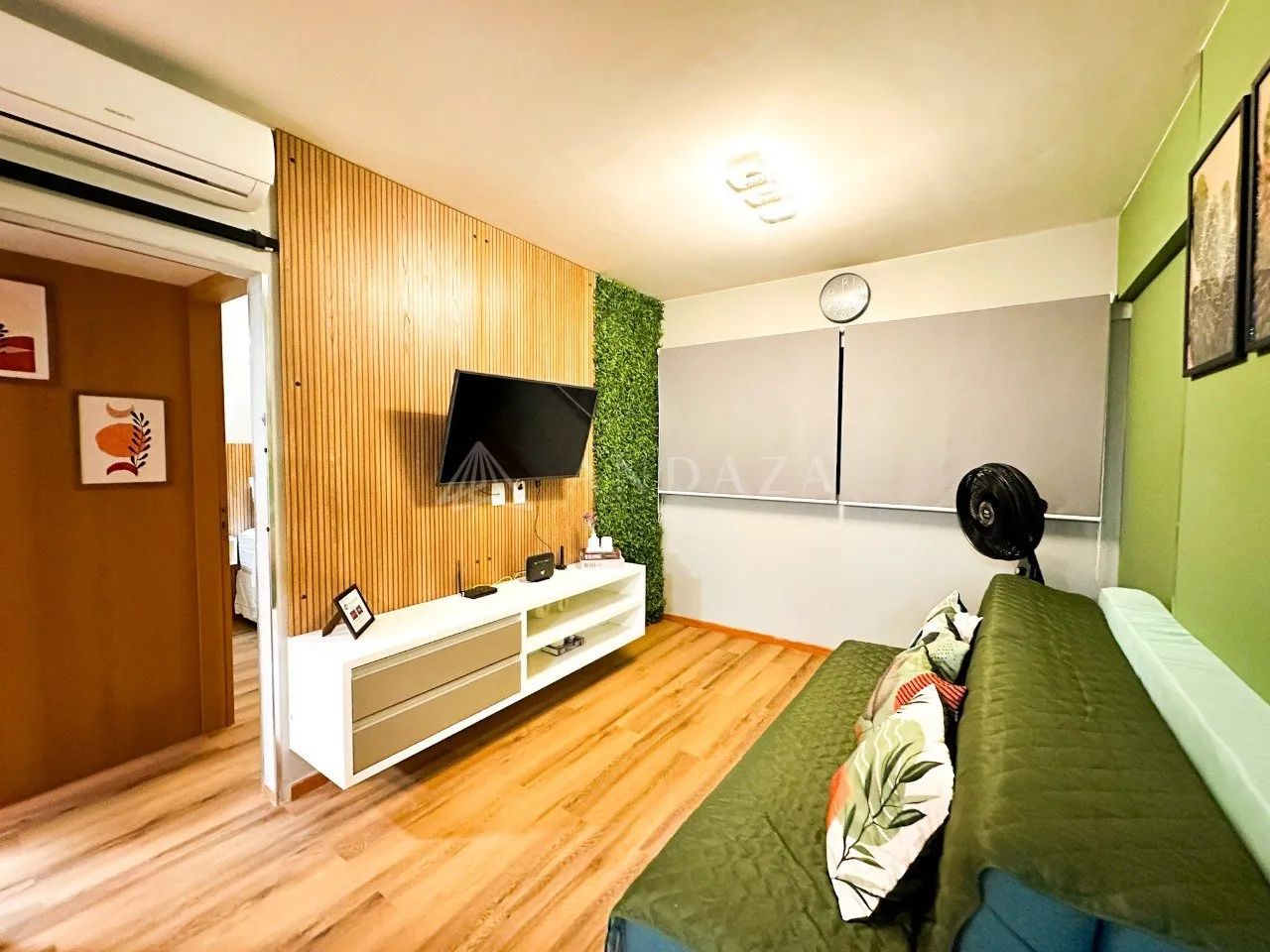 Impecável! Apartamento 1 dormitório, completo e recém reformado, a uma quadra da praia. - Foto 12