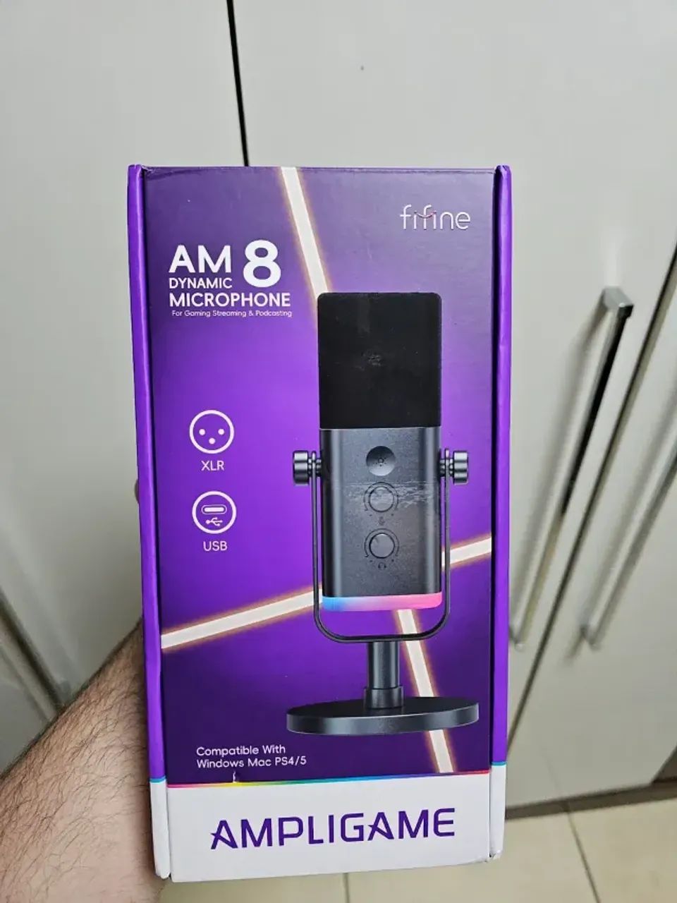 Microfone FIFINE AmpliGame AM8 USB/XLR - Foto 2