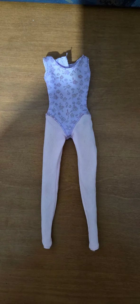 Collant barbie para boneca ballet roupinha