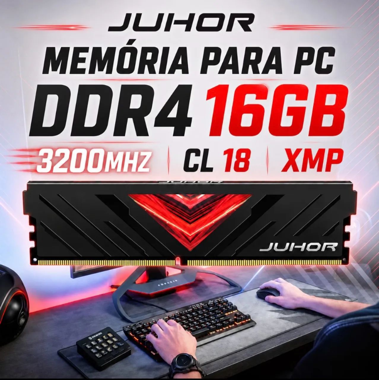 Memória ram ddr4 16g